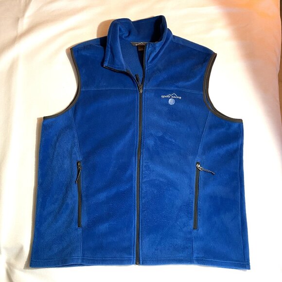 Eddie Bauer UK Kentucky Wildcats Fleece Vest XL Royal Blue - Picture 1 of 8